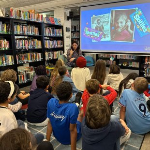 Image for Author Alyson Gerber Visits with Our 5th and 6th Graders